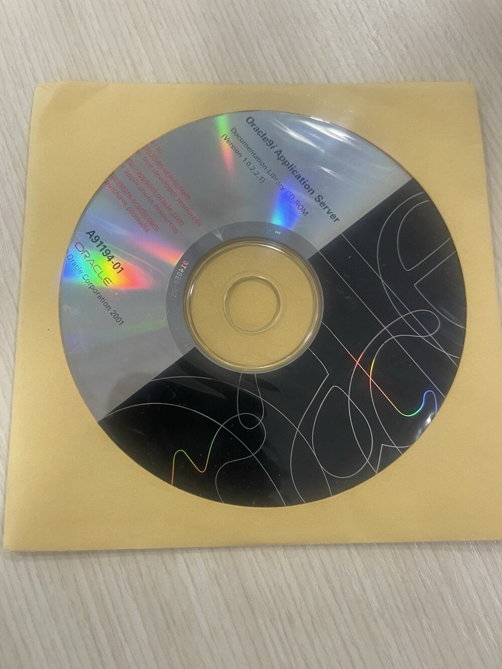 Oracle9i Application Server Documentation Library CD-ROM A91944-01 Sealed